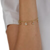 Pulseira Zircônia Charm – Banhada a Ouro 18k
