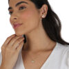 Conjunto Laço com Zircônias- Banhado a Ouro 18k - Imagem 4