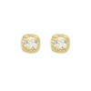 Conjunto Dourado com Zircônias Cushion - Banhada a Ouro 18k - Image 4