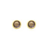 Conjunto Clássico com Pedra Roxa - Banhada a Ouro 18k - Image 3
