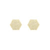 Conjunto Colmeia Dourada - Banhado a Ouro 18k - Imagem 3