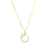 Conjunto Círculo Dourado com Zircônias Geométricas - Banhado a Ouro 18k - Image 4