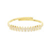 Pulseira Rivière Marquise  –  Banhada a Ouro 18k - Imagem 2